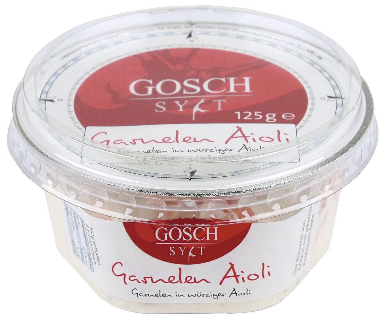 Gosch - Garnelensalat Aioli gekühlt - 125 g Becher