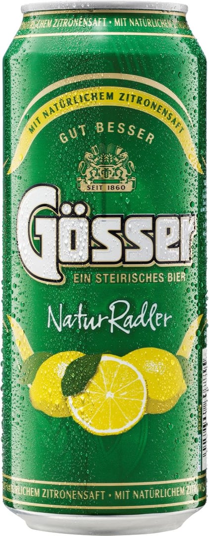 Gösser - Naturradler, Dose Einweg - 350 ml Dose