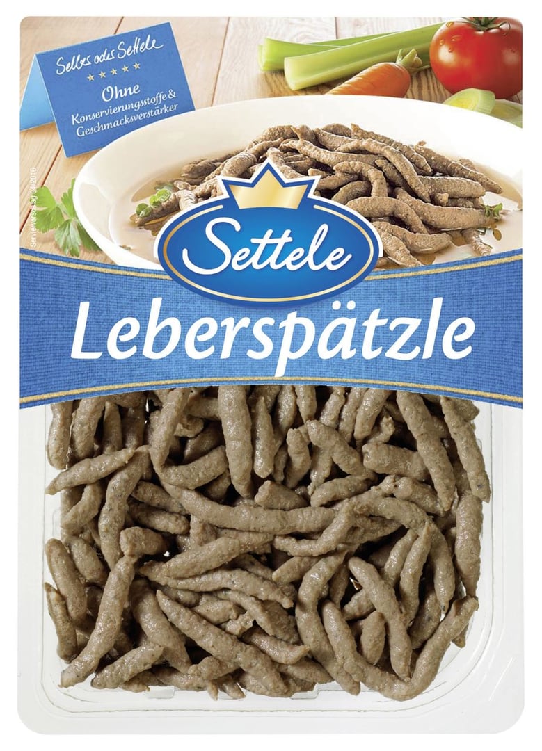 Settele - Leberspätzle - 300 g Schale