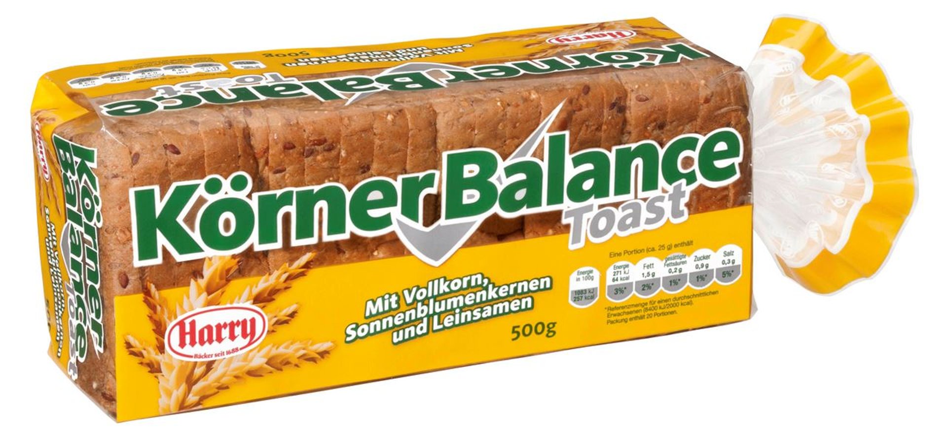 Harry - Körner Balance-Toast - 500 g Beutel
