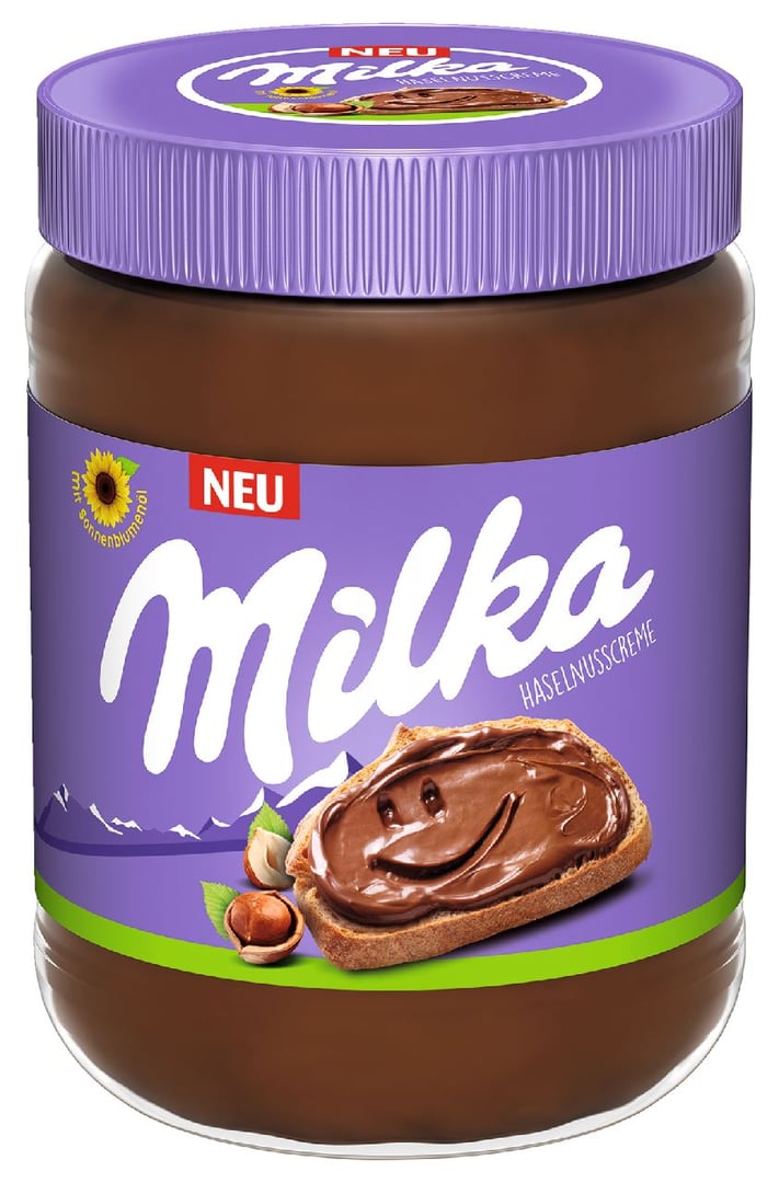 Milka - Cake & Choc Haselnusscreme - 6 x 600 g Schachtel