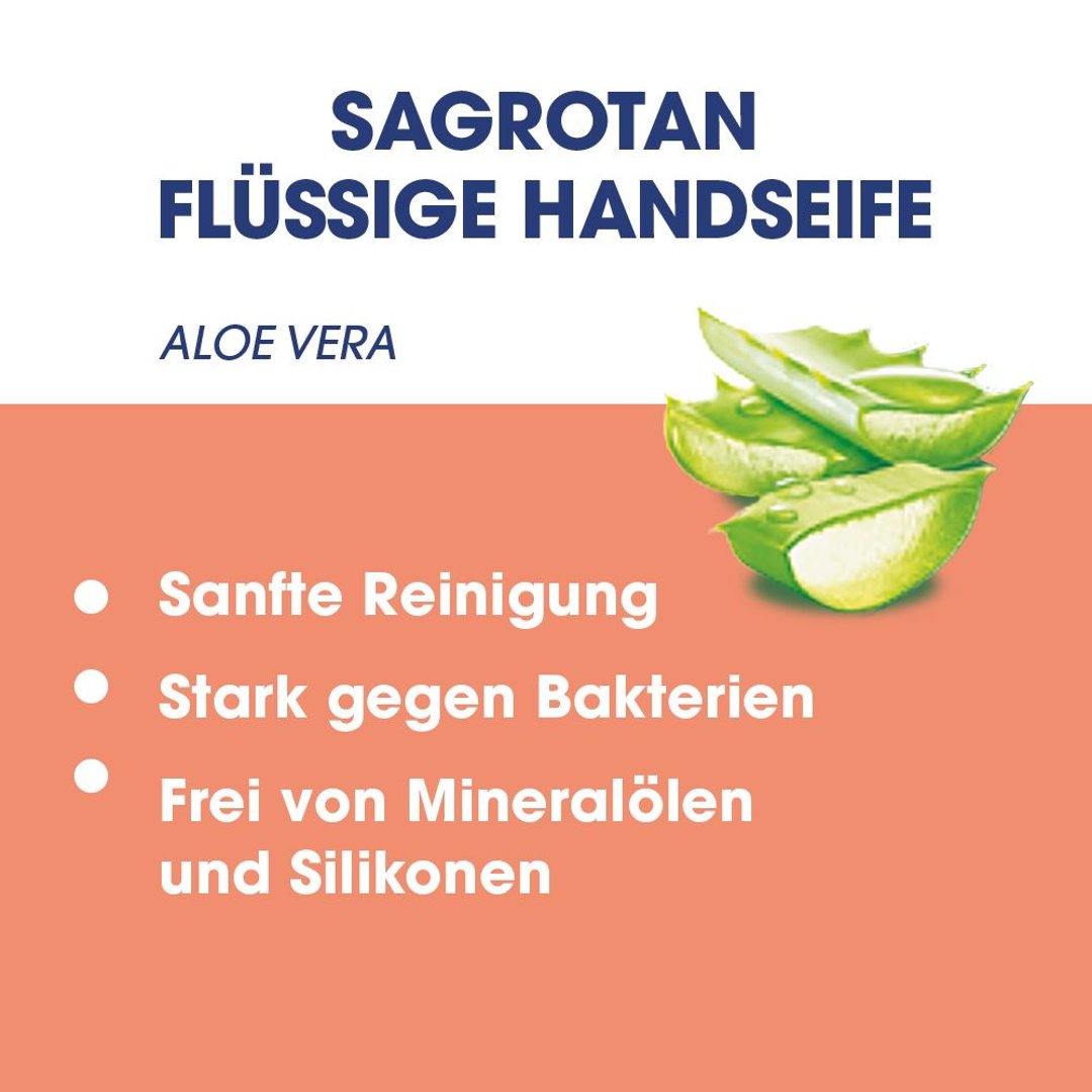 Sagrotan Handseife Aloe Vera Im Spender 250 ml Flasche