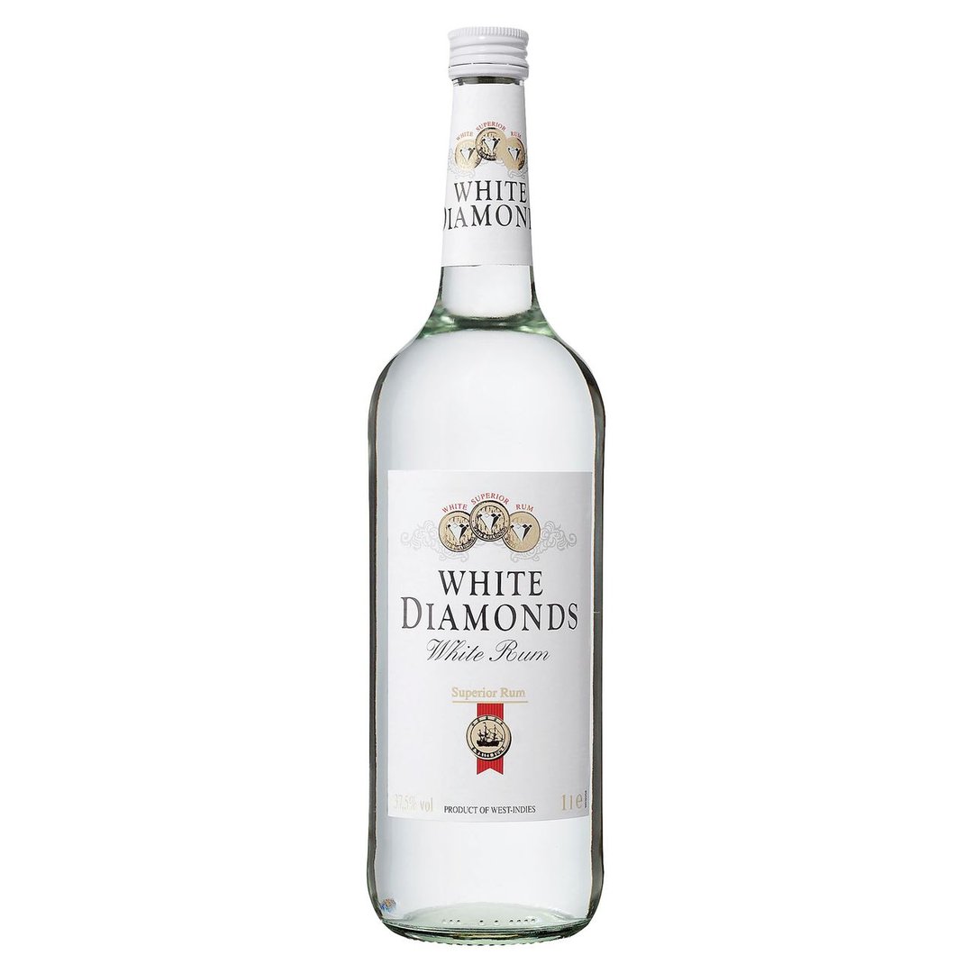 White Diamonds - White Rum 37,5 % Vol. - 1,00 l Flasche