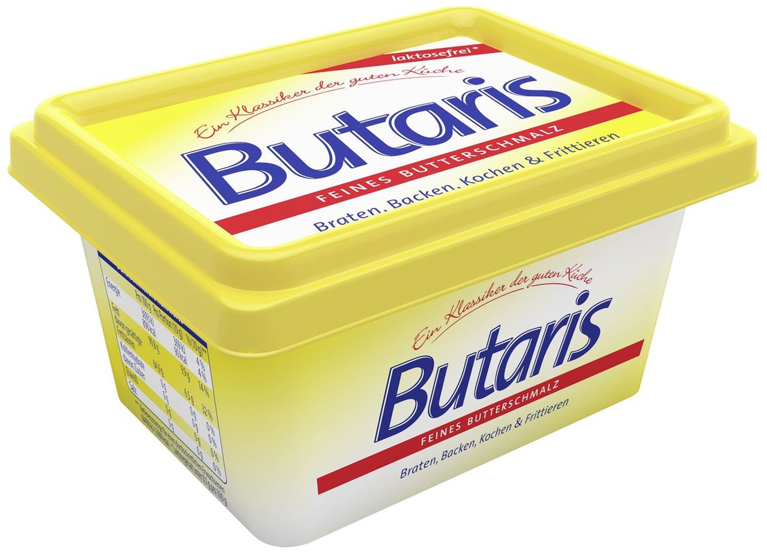 Butaris - Butterschmalz 99,8 % Fett - 1 x 500 g Becher