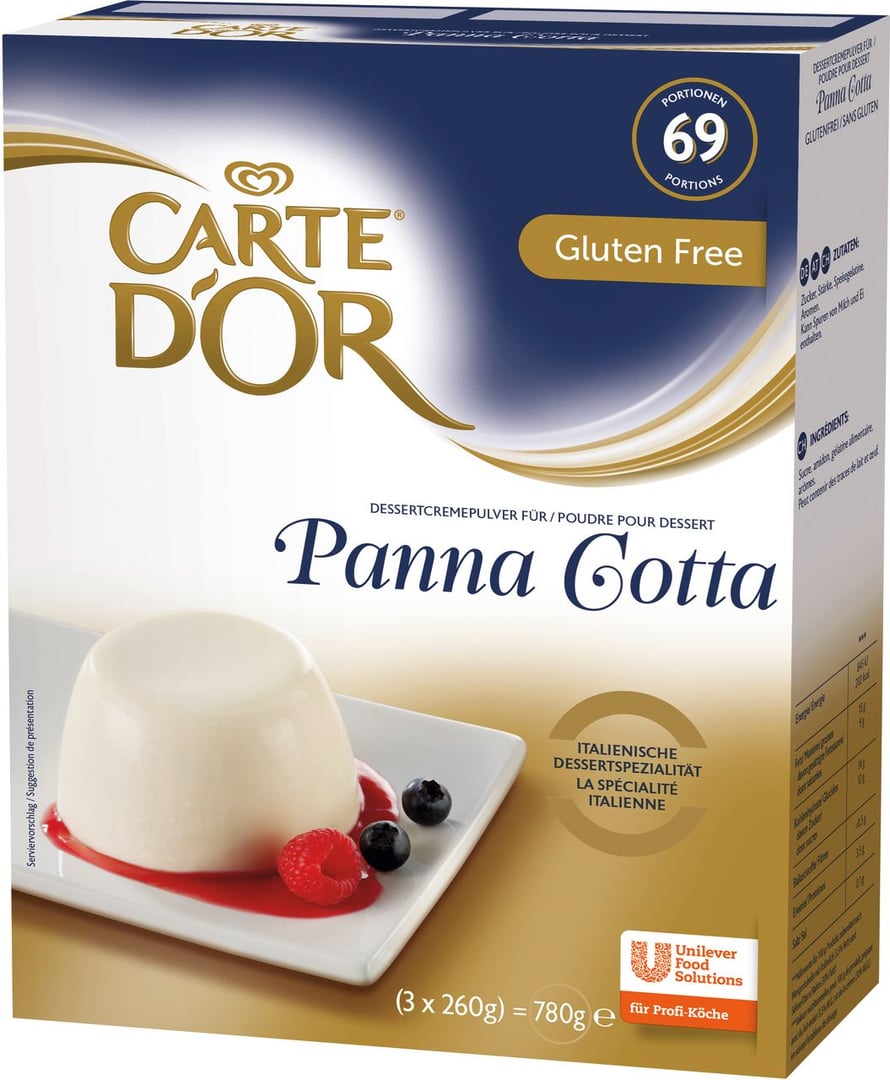 CARTE D'OR Panna Cotta 780 g Packung