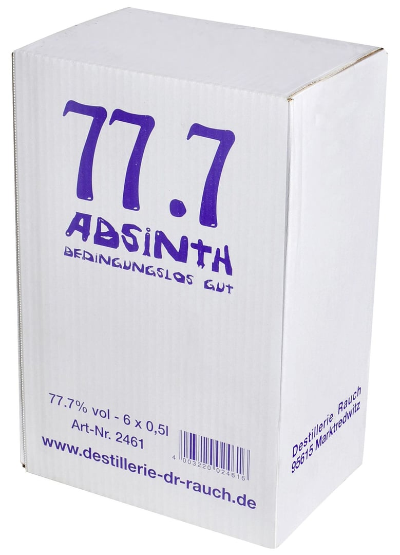 Absinth - 77,7 % Vol. 6 x 0,5 l Flaschen