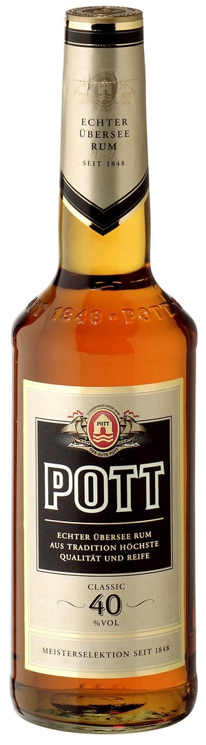 Pott - Rum Der Gute 40 % Vol. - 6 x 0,70 l Flaschen