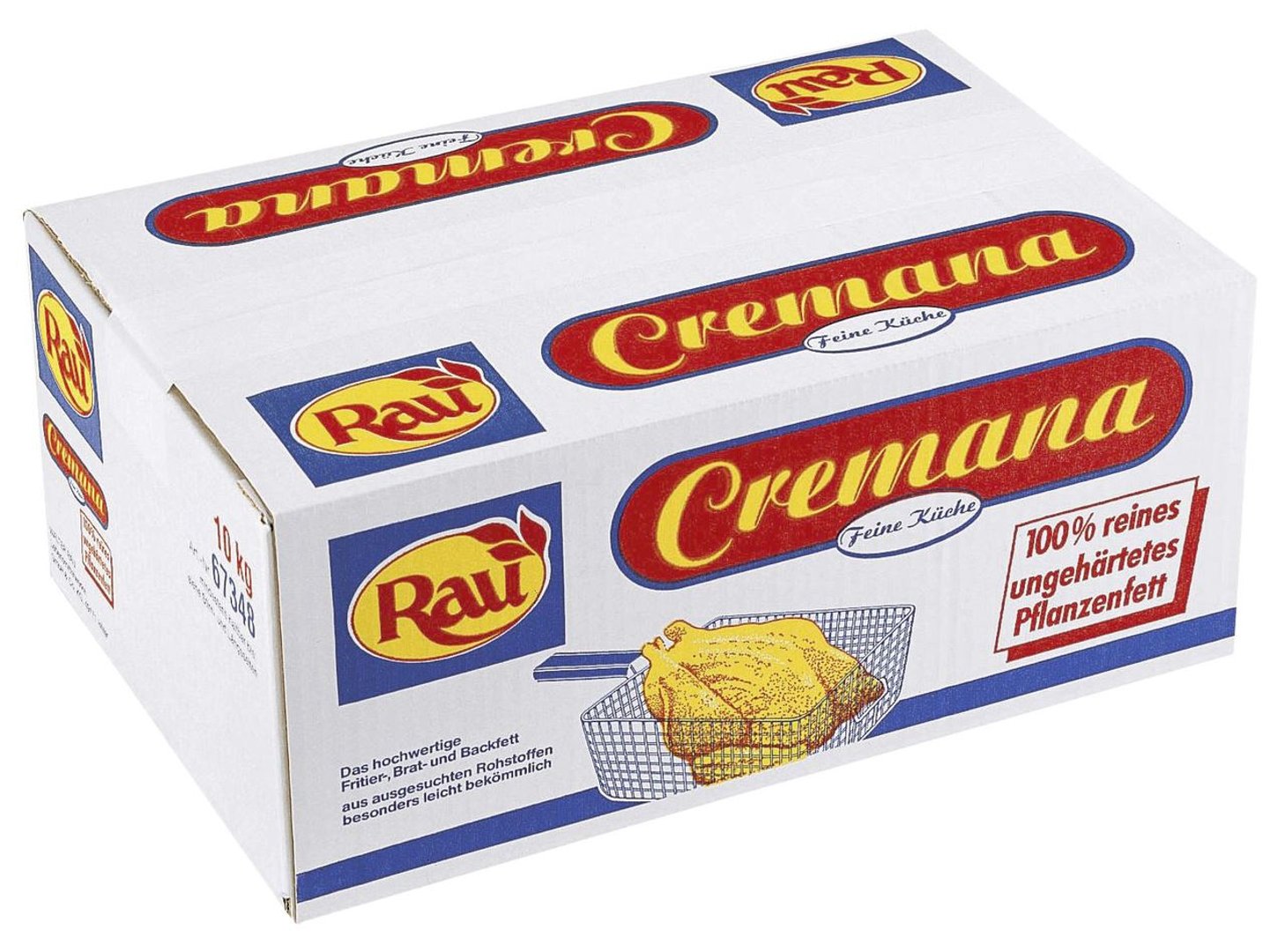 Cremana - Spezial Pflanzenfettblock 10 kg Karton