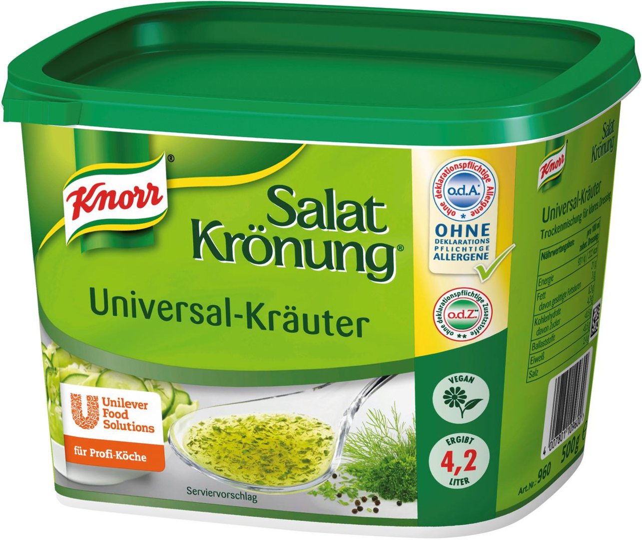 Knorr - Universal-Kräuter Salatkrönung - 500 g Dose