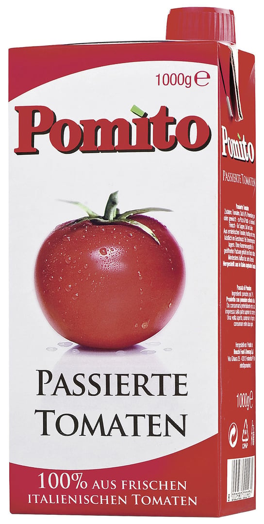 Pomito - Passierte Tomaten - 12 x 1,00 kg Packungen