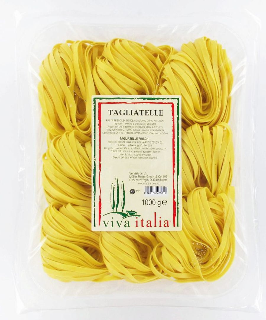 viva italia - Tagliatelle Fresche Laminate - 1 x 1 kg Packung