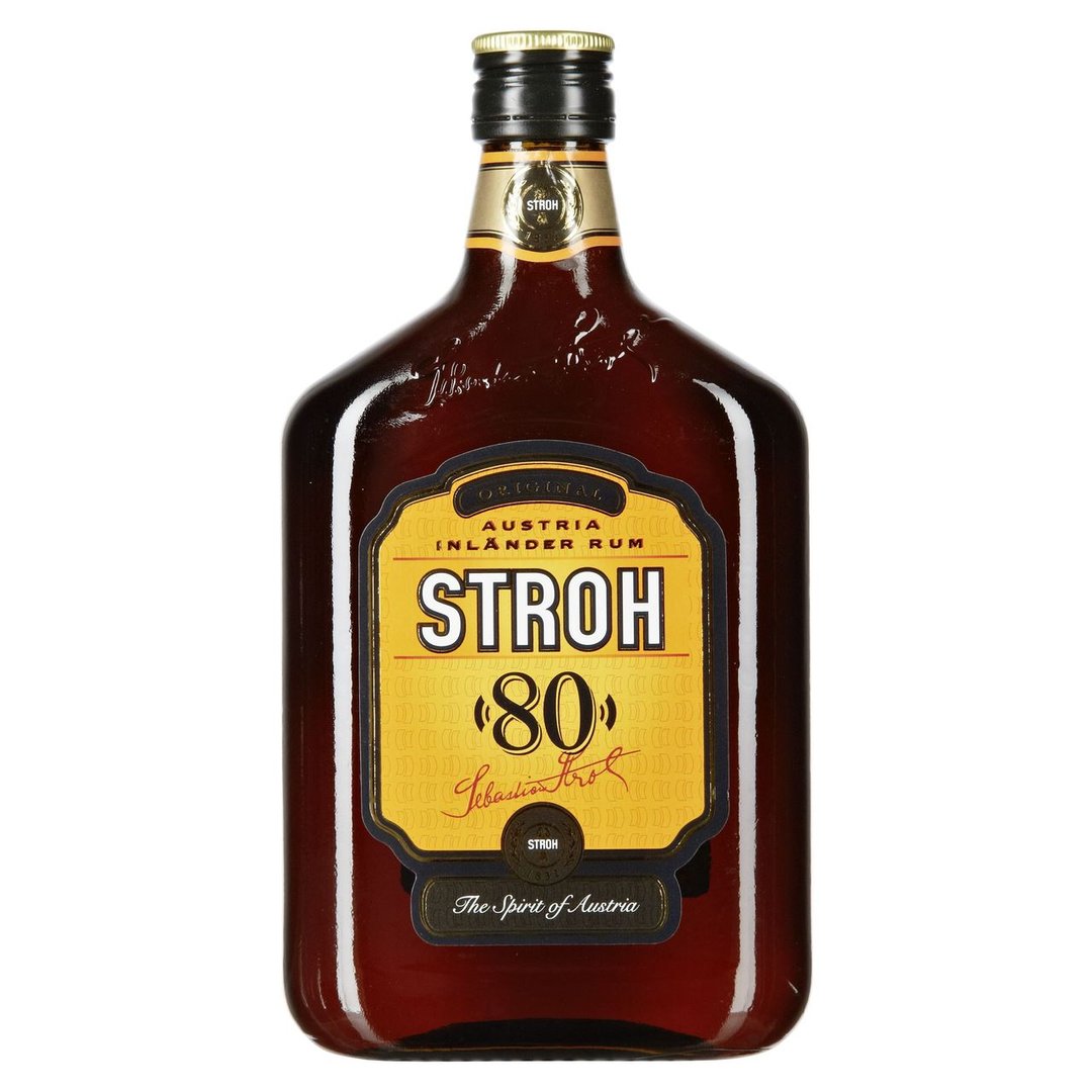Stroh - Inländer Rum Original 80 % Vol. - 6 x 0,50 l Flaschen