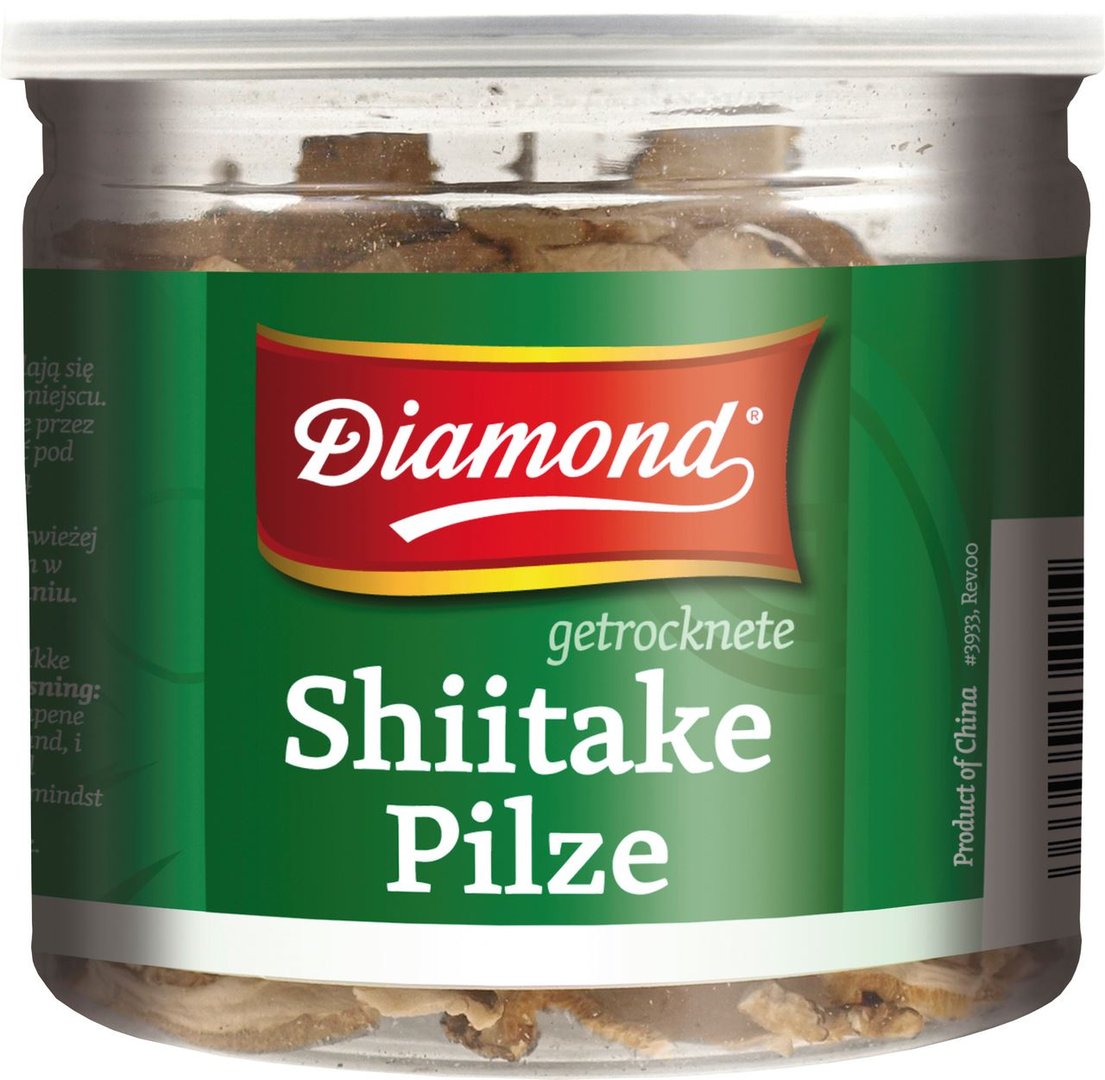 Diamond - Shiitake Tonko Pilze getrocknet & geschnitten - 1 x 30 g Dose