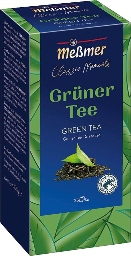 MEßMER - Gastro Grüner Tee 25 Teebeutel - 44 g Faltschachtel
