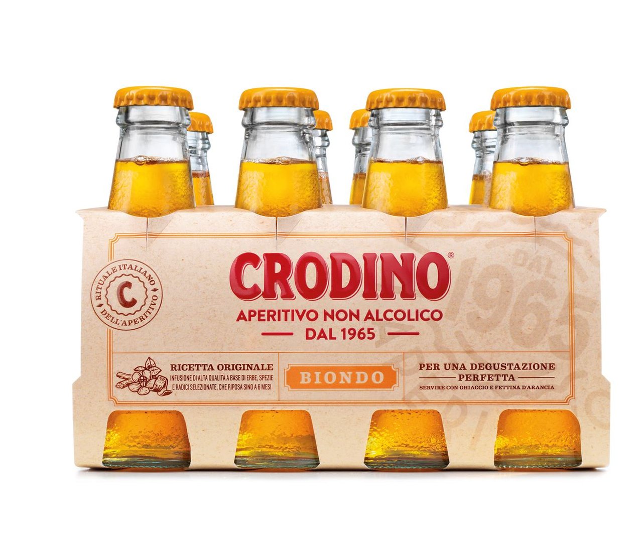 Crodino - Alkoholfreier Bitteraperitif - 784 ml Karton