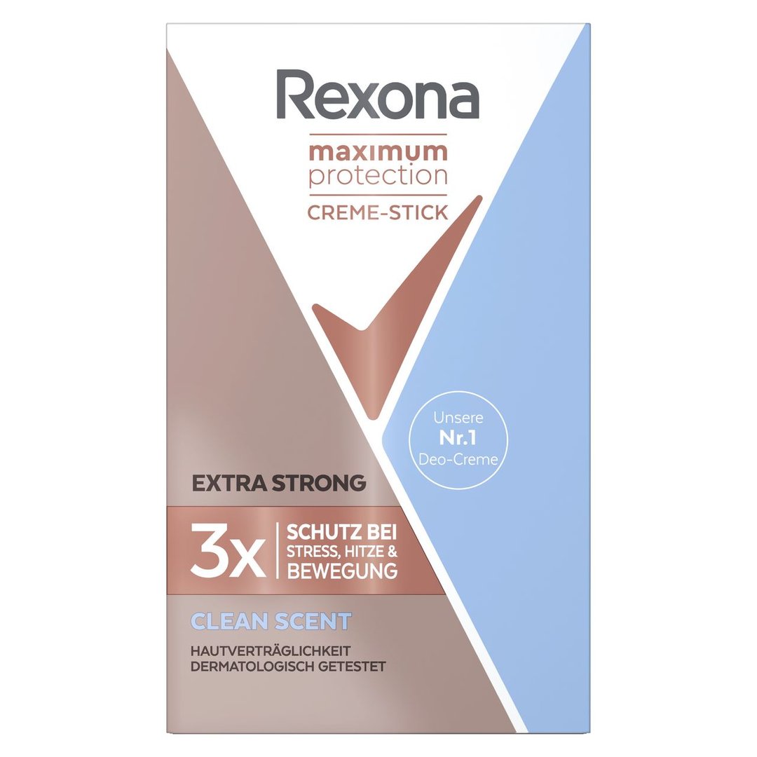 Rexona Men Deo Creme Clean Scent 48h Anti-Transpirant - 45 ml Schachtel