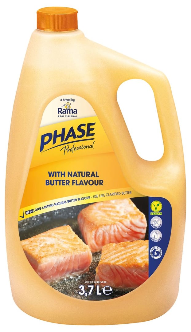 Phase - Professional Pflanzenfett mit natürlichem Butteraroma gekühlt - 3,7 l Kanister
