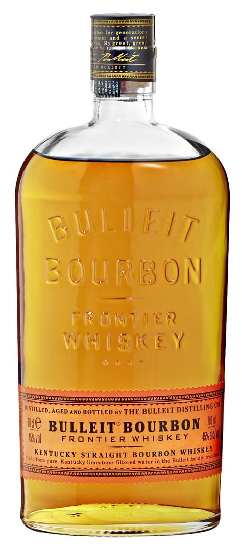 Bulleit - Bourbon Frontier Whisky 45 % Vol. - 6 x 0,70 l Flaschen