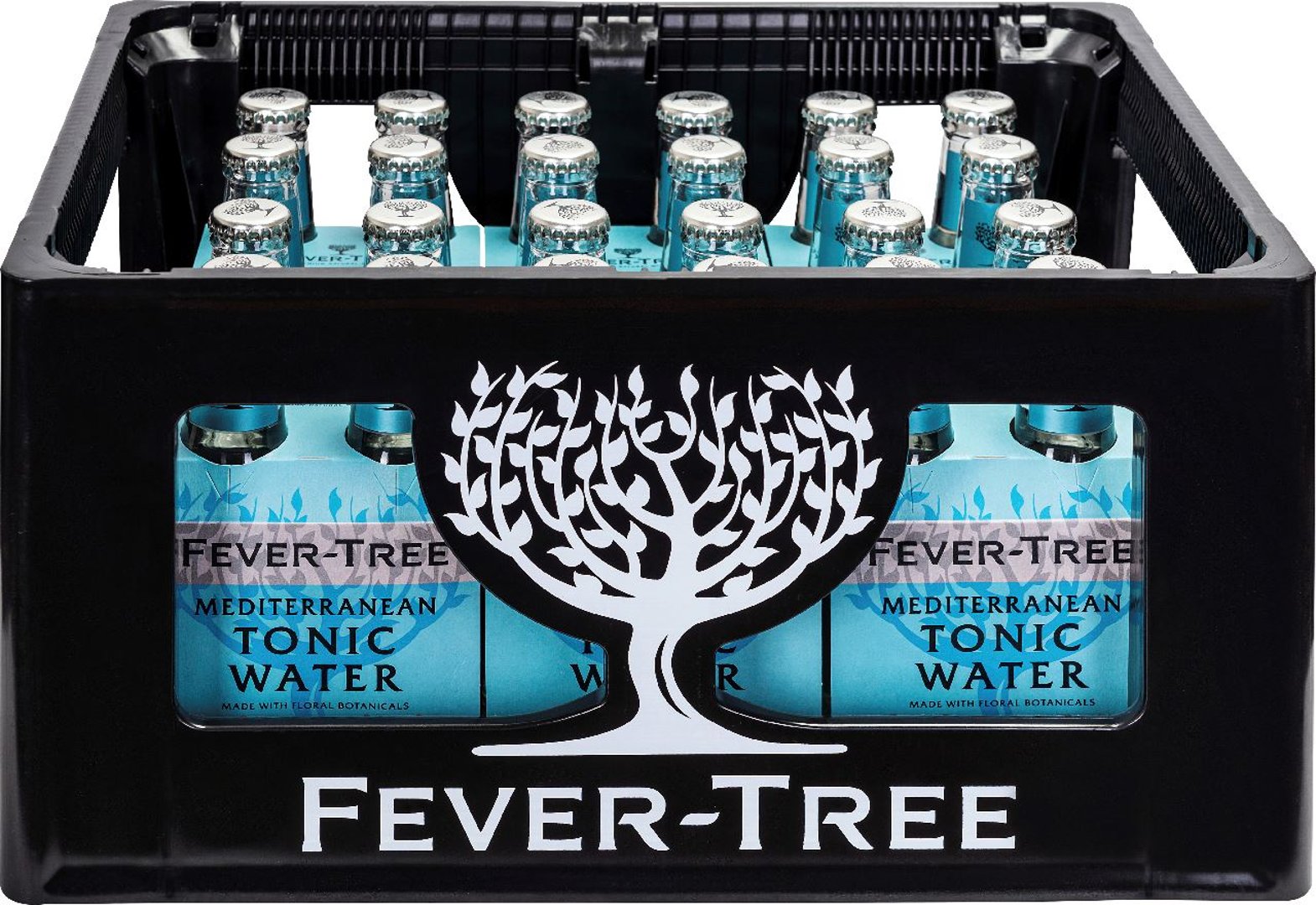 Fever Tree - Mediterranean Tonic Water Glas - 24 x 0,2 l Flaschen