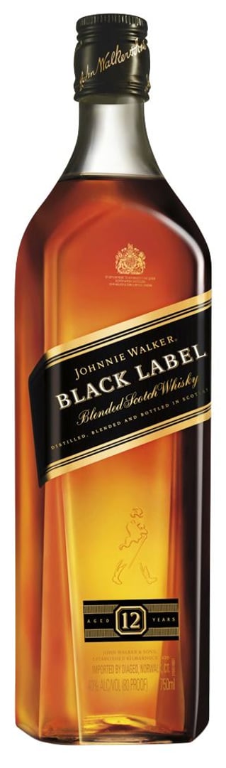 Johnnie Walker - Black Label Blended Scotch Whisky 40 % Vol. - 700 ml Flasche