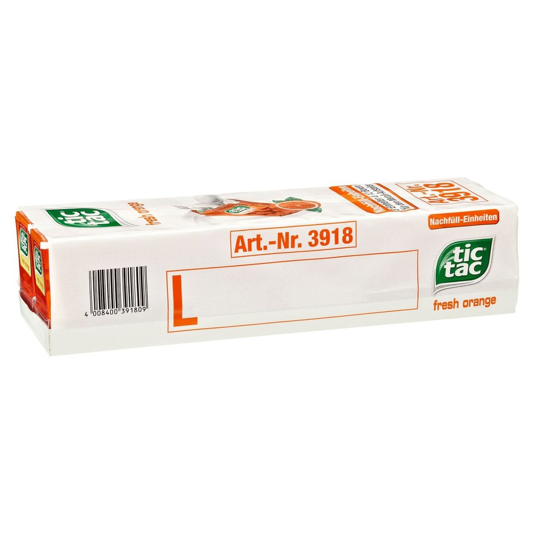 Tic Tac - 1er Orange - 36 x 18 g Schachteln