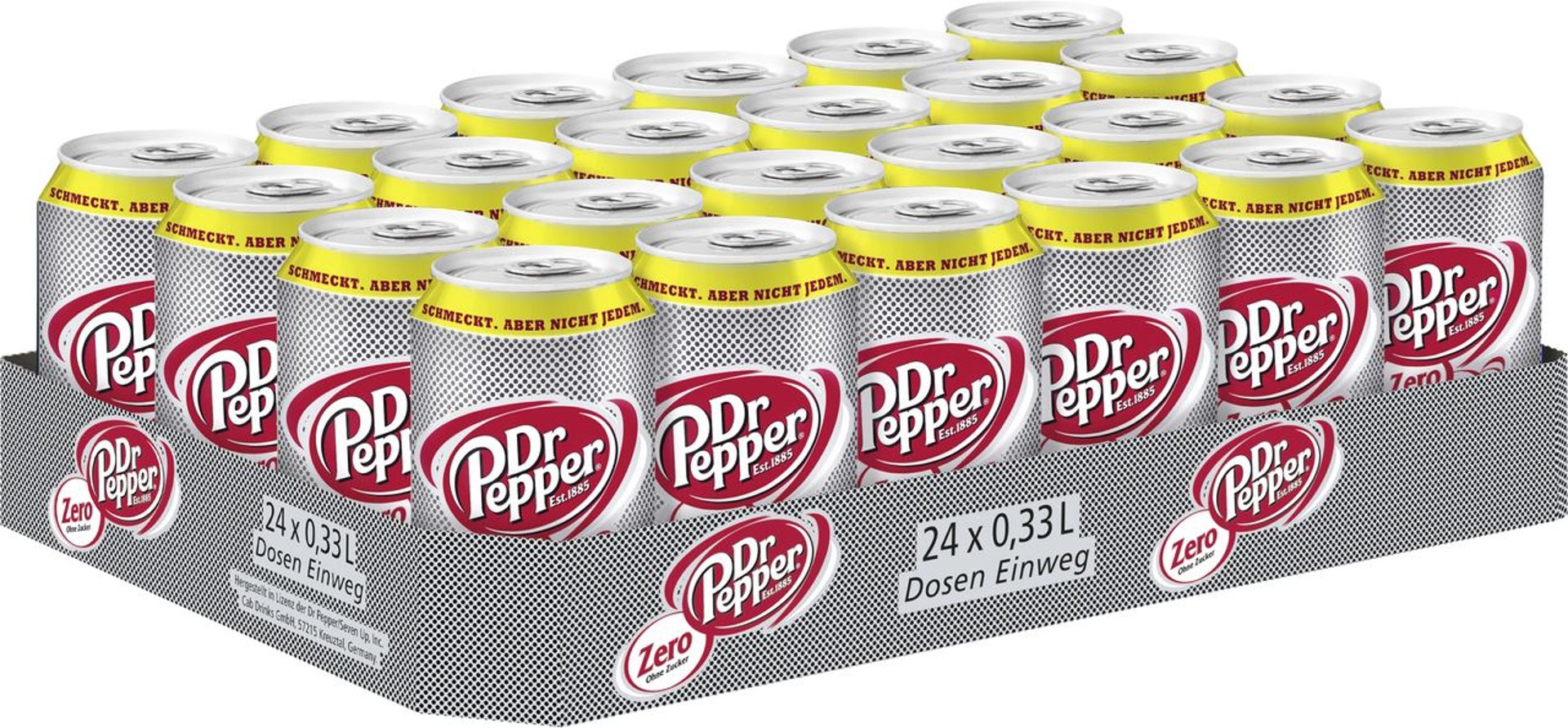 Dr Pepper - Zero Erfrischungsgetränk Einweg - 330 ml Dose