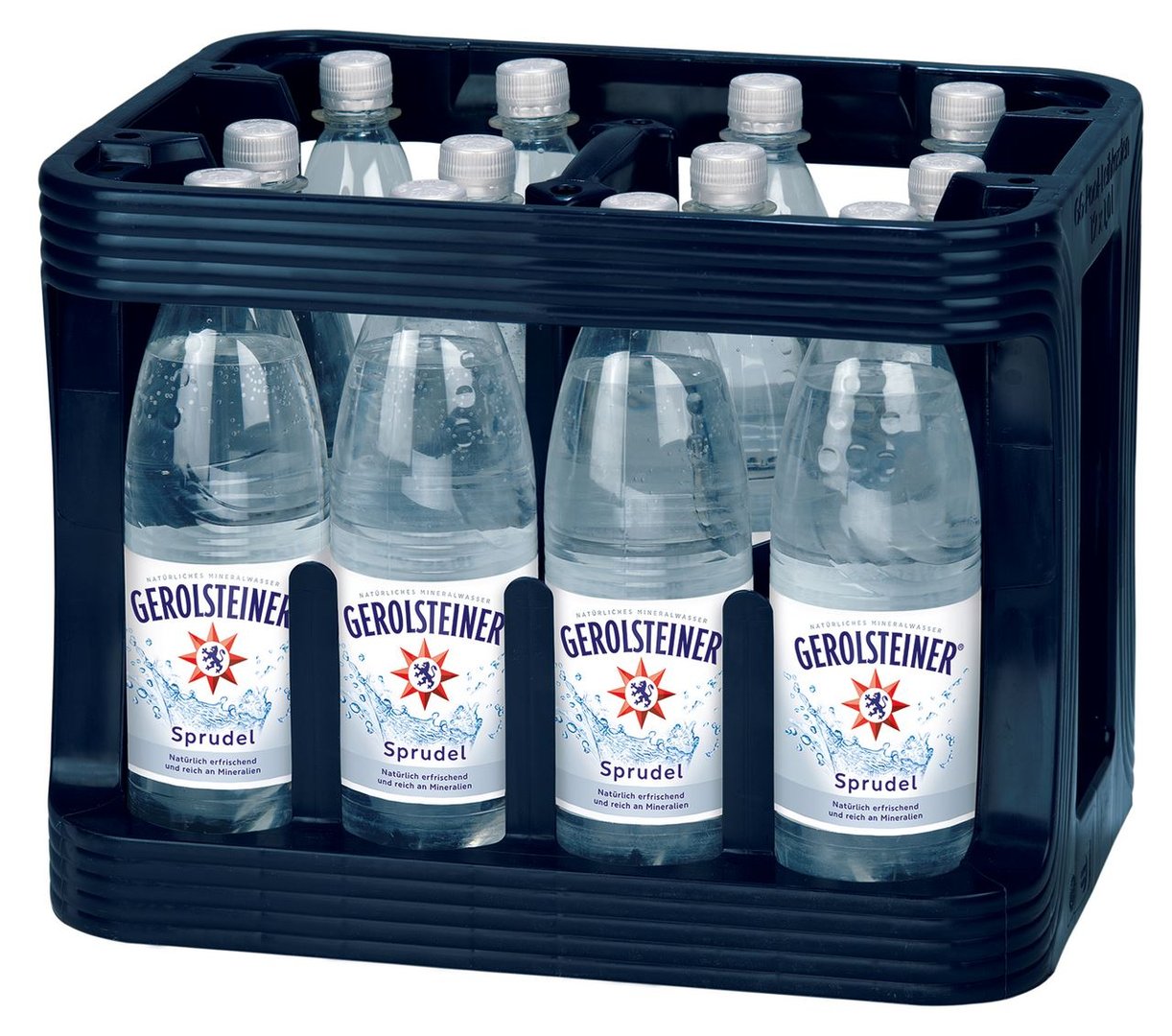 Gerolsteiner - Mineralwasser Sprudel PET Mehrweg - 12 x 1 l Flaschen