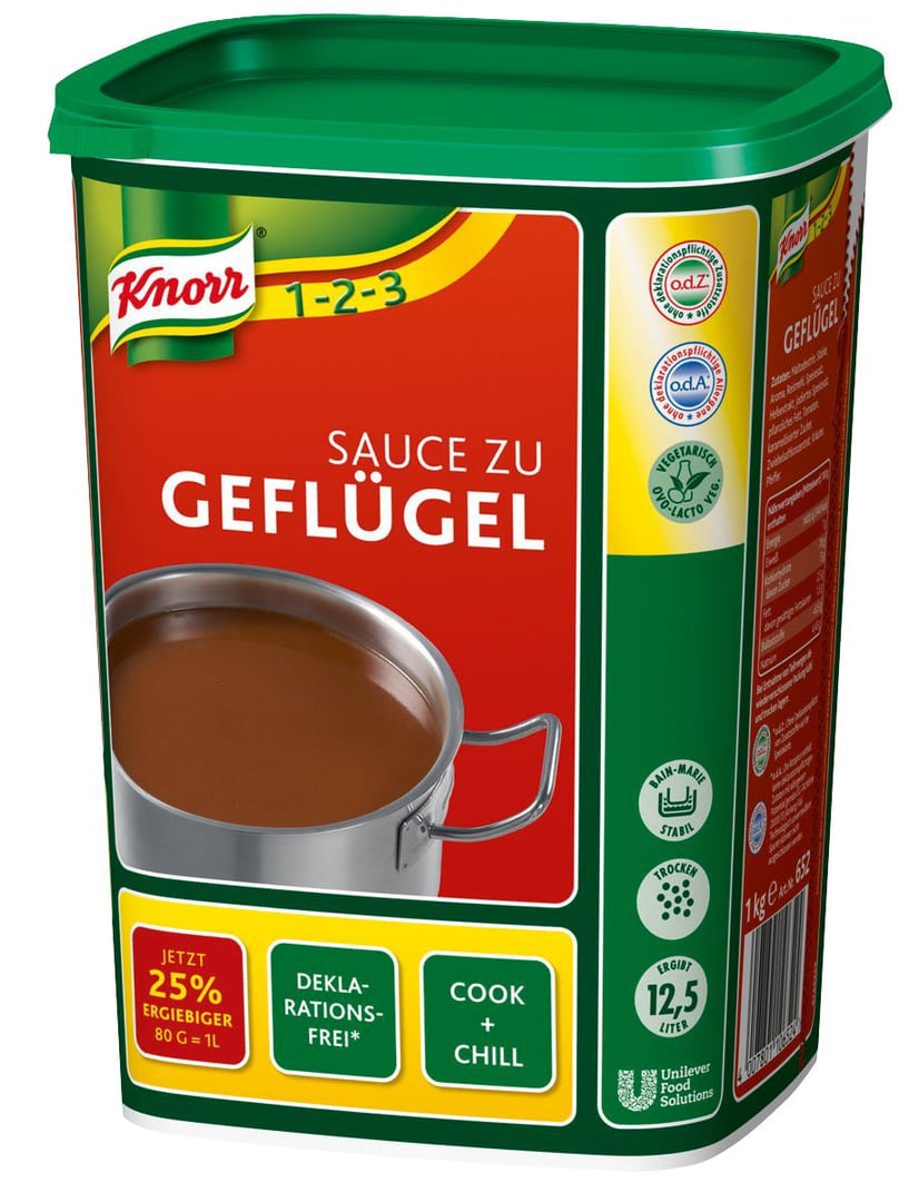 Knorr - Sauce zu Geflügel 6 x 1 kg Dosen