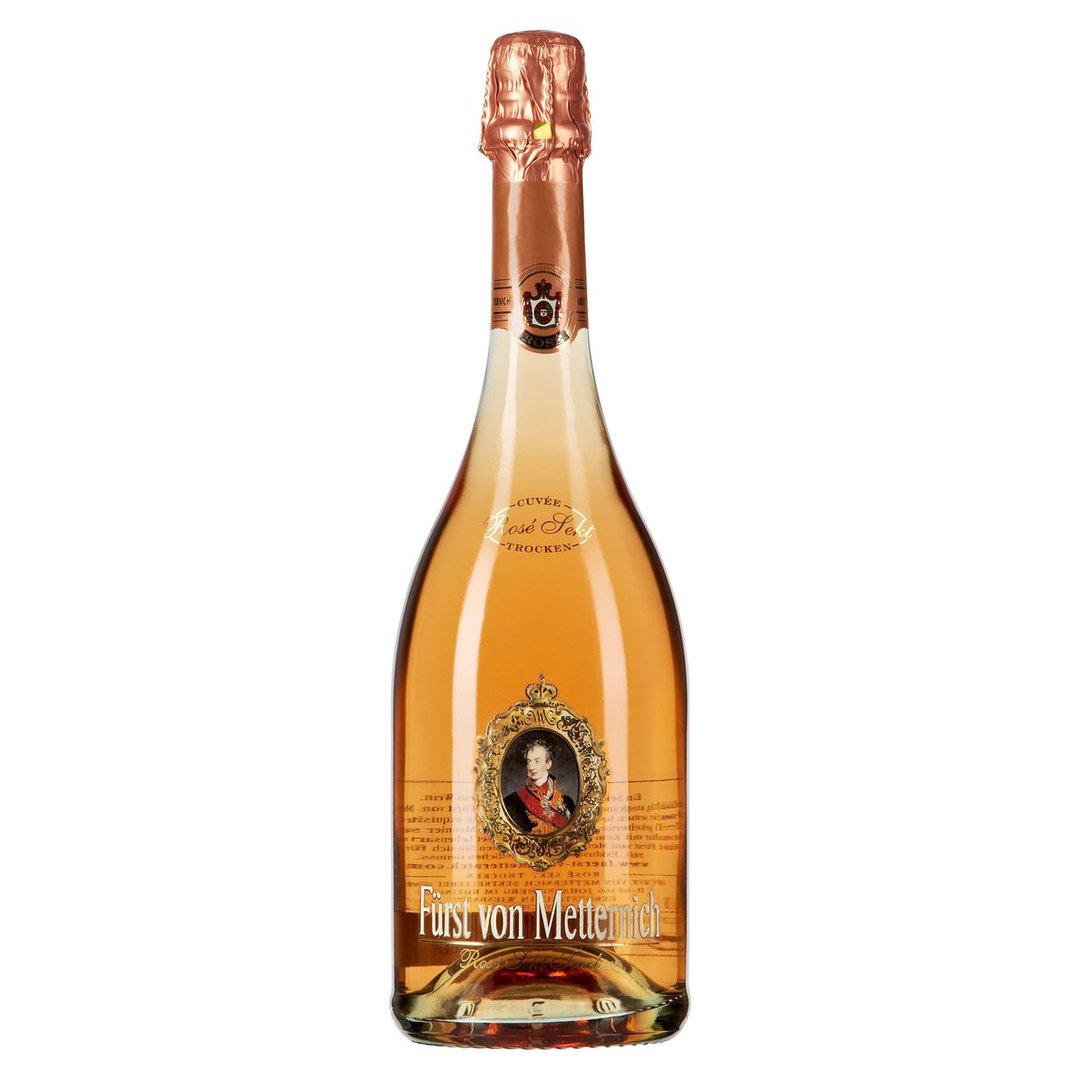 Fürst von Metternich - Rosé Sekt trocken - 6 x 750 ml Flaschen