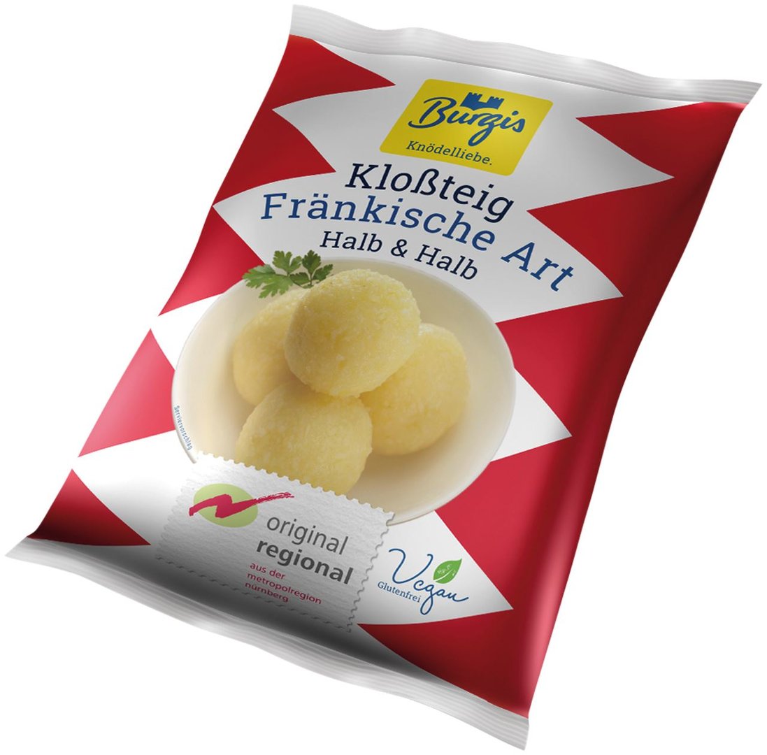 Burgis - Bayerischer Knödelteig gekühlt - 750 g Packung