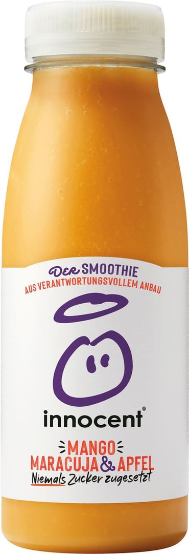 Innocent - Smoothie Magnificent Mango, Mango & Maracuja, gekühlt - 250 ml Flasche