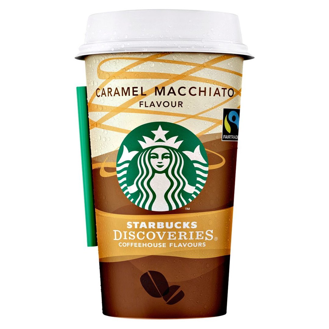 Starbucks - Coffee Discoveries Caramel Macchiato 1,6 % Fett - 10 x 220 g Becher