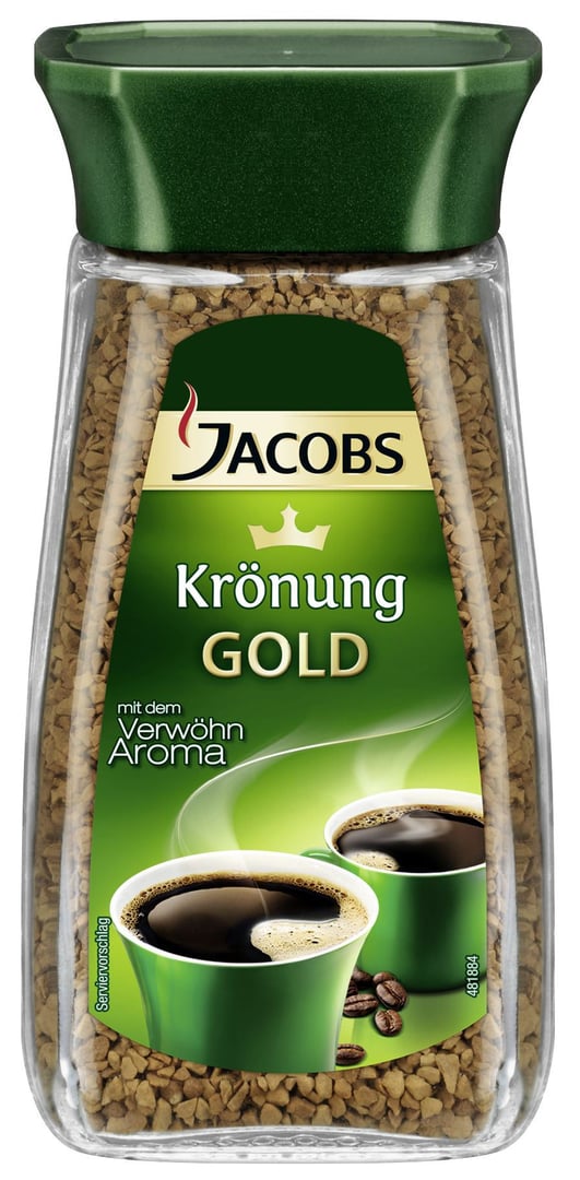 Jacobs Gold Instant - Kaffee - 1 x 200 g Glas