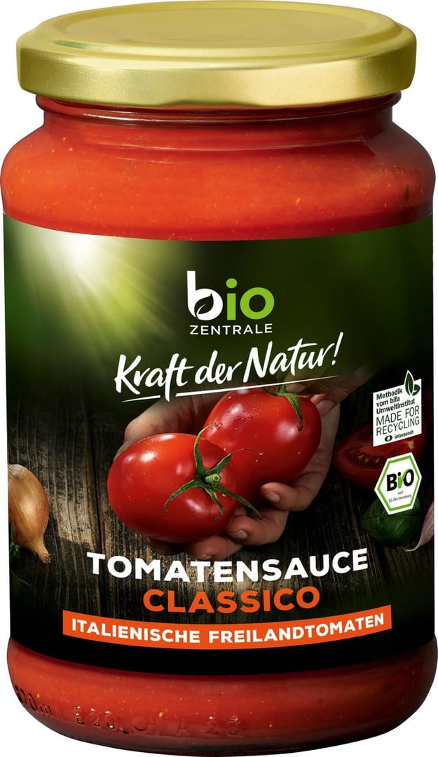 bio ZENTRALE - Tomatensauce Classico - 350 g Tiegel