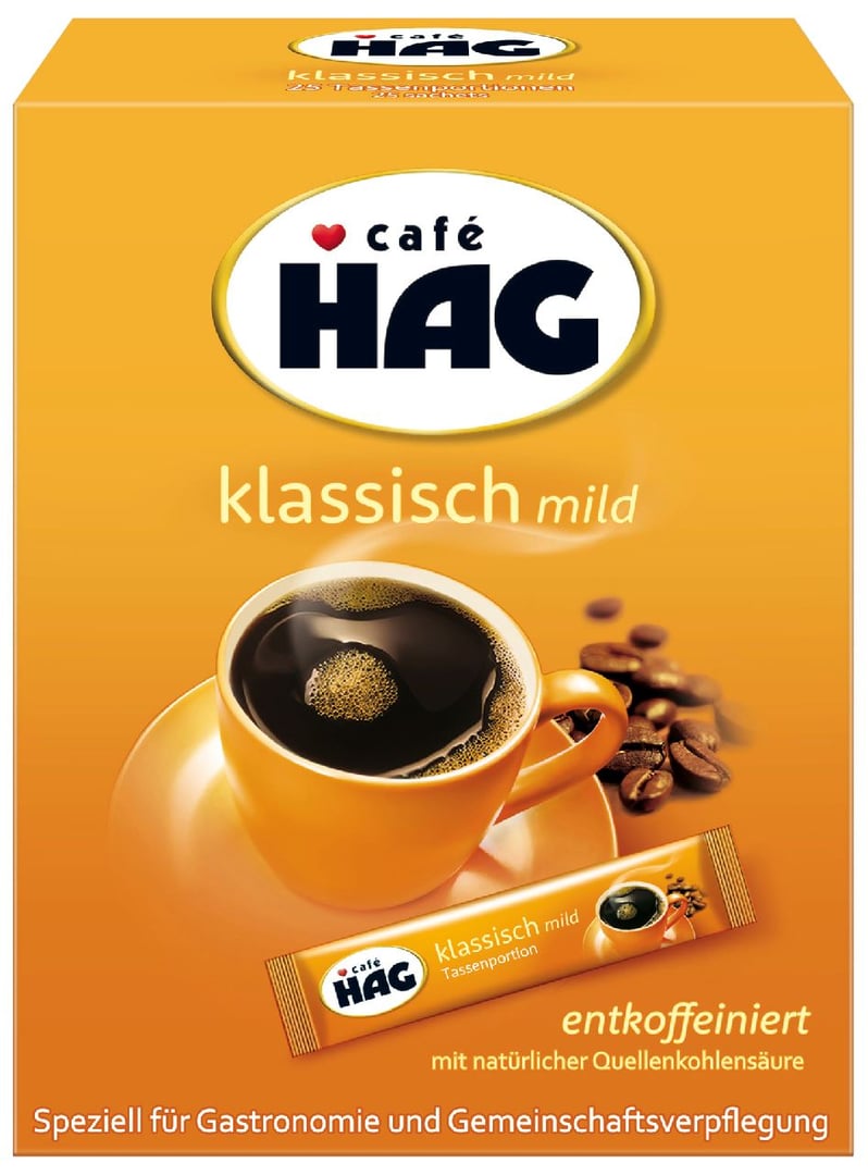 café HAG - Klassisch mild 25 Tassenportionen - 45 g Schachtel