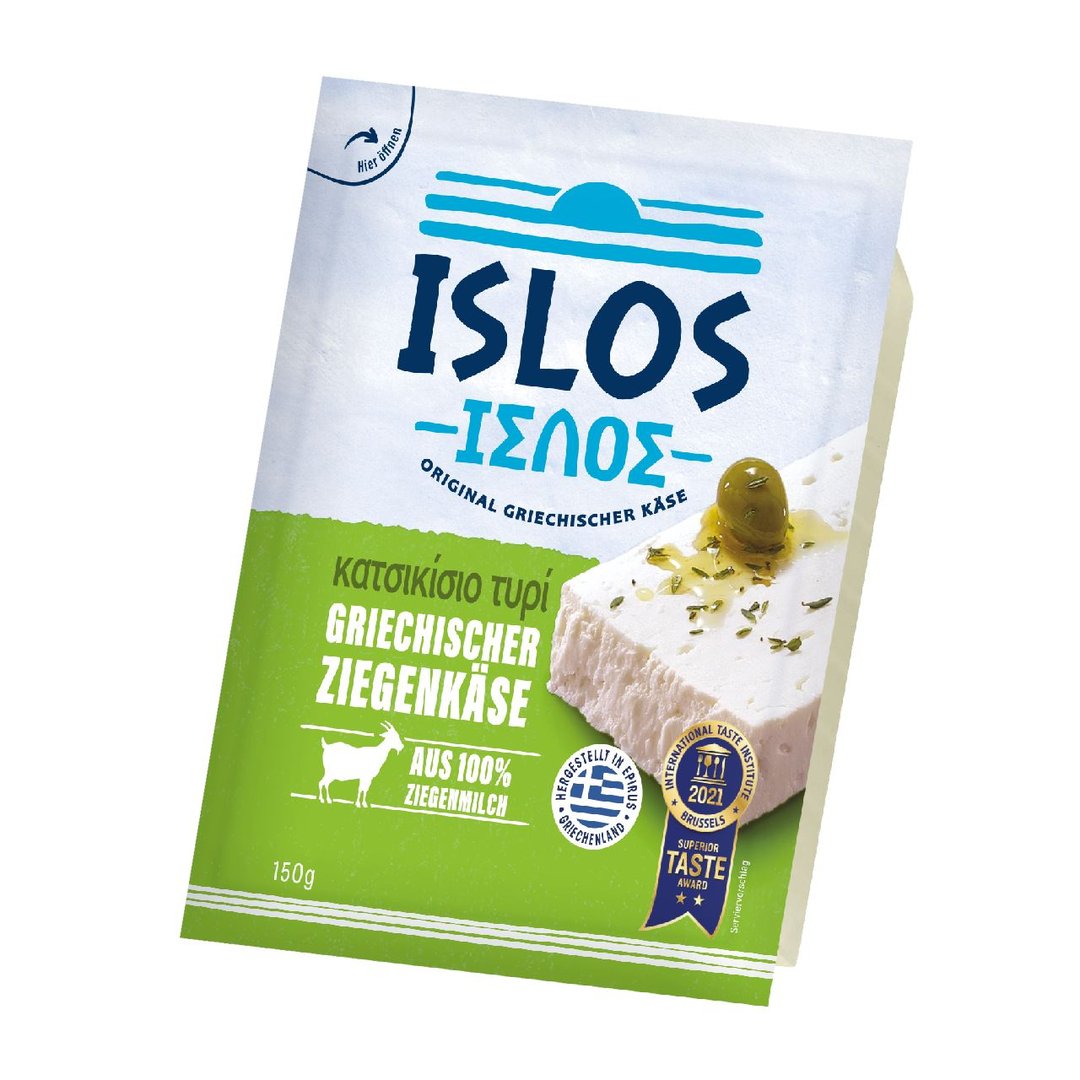 ISLOS - Griechischer Ziegenkäse 43 % Fett gekühlt - 150 g Stück