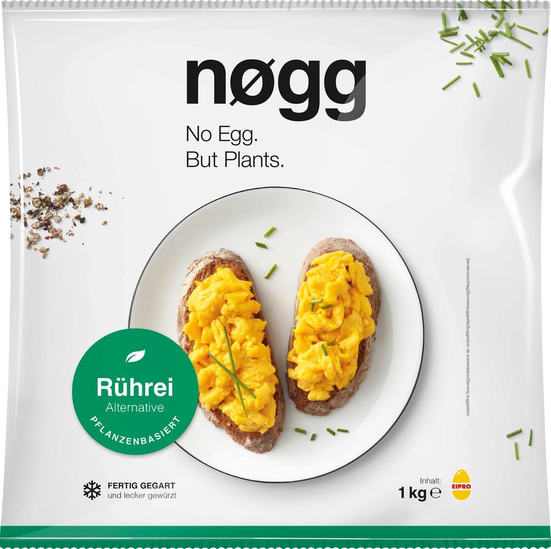 Eipro Nøgg Rührei Alternative vegan, tiefgefroren - 1 kg Karton