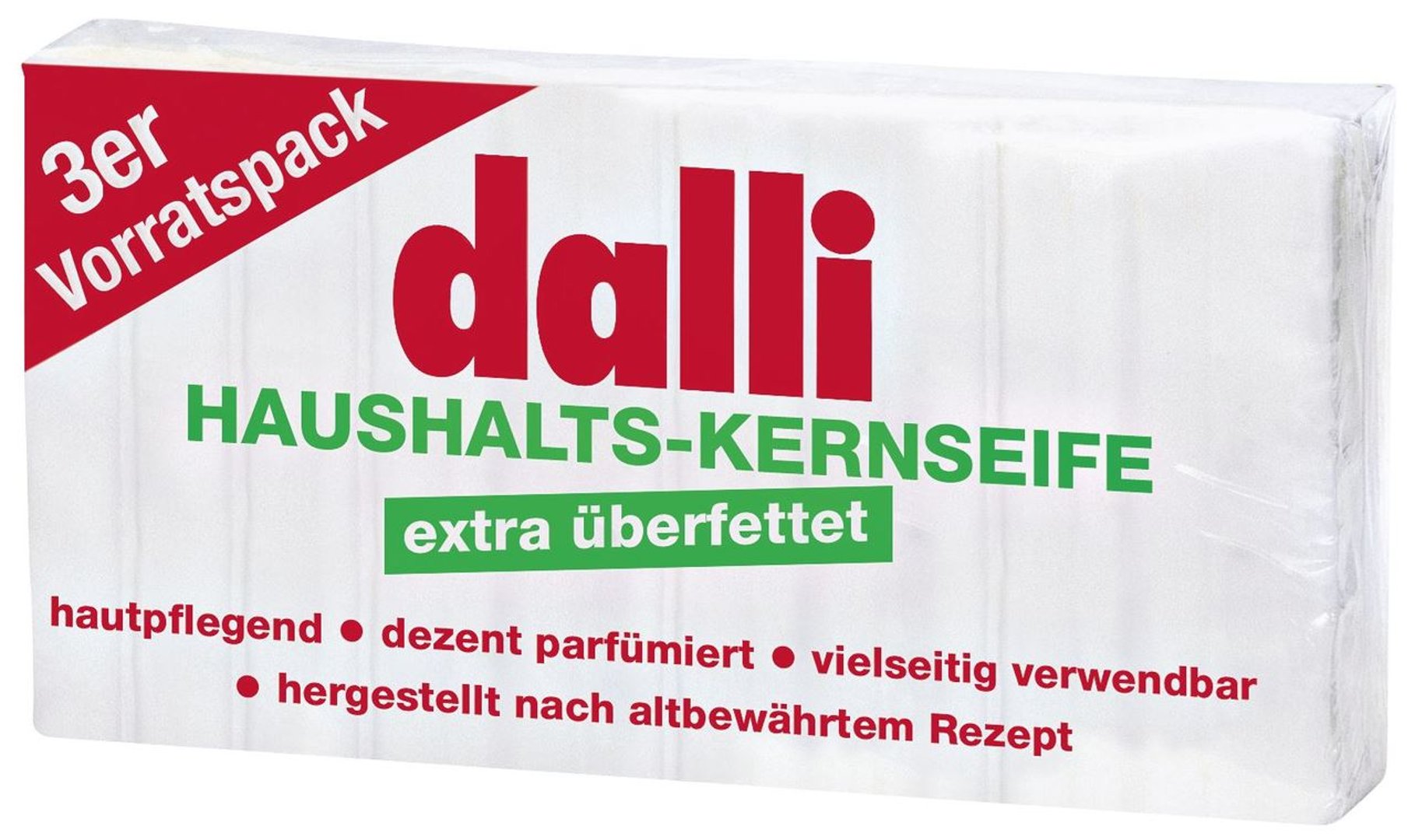 Dal Dalli Kernseife 3 Stück á 100 g 300 g Schachtel