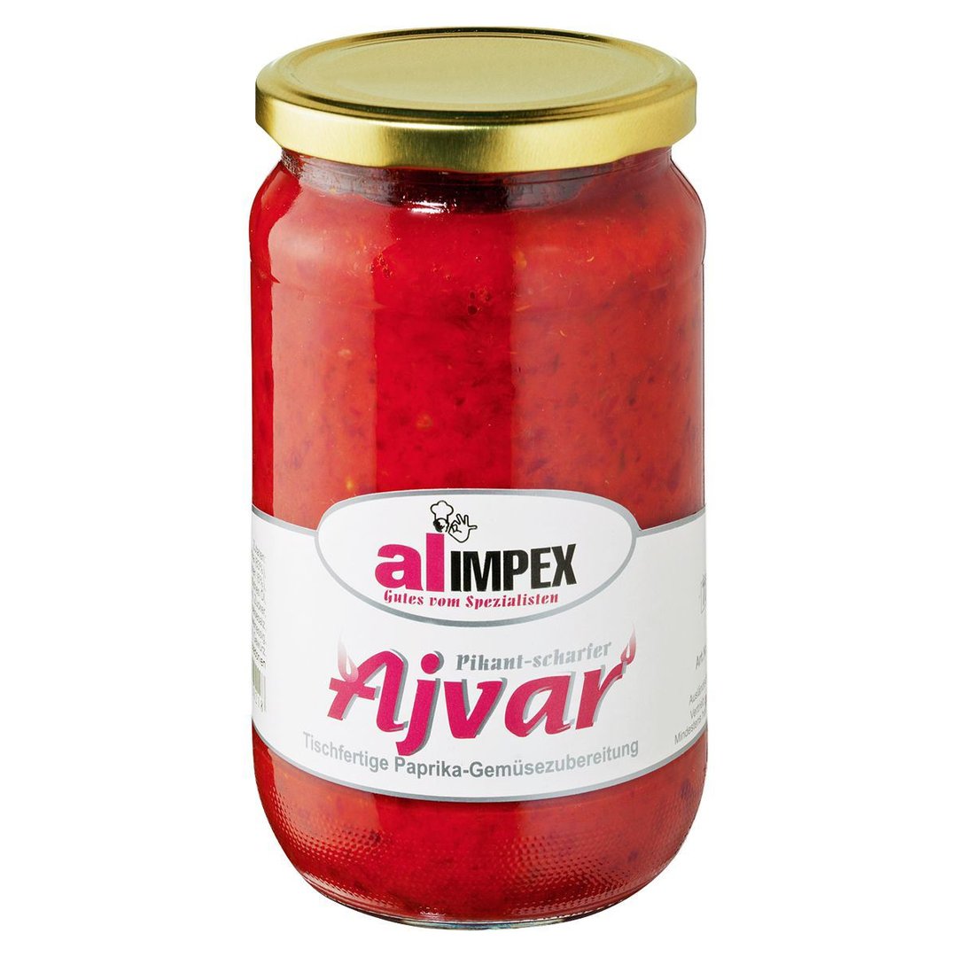 Alimpex - Ajvar pikant und scharf - 720 ml Tiegel