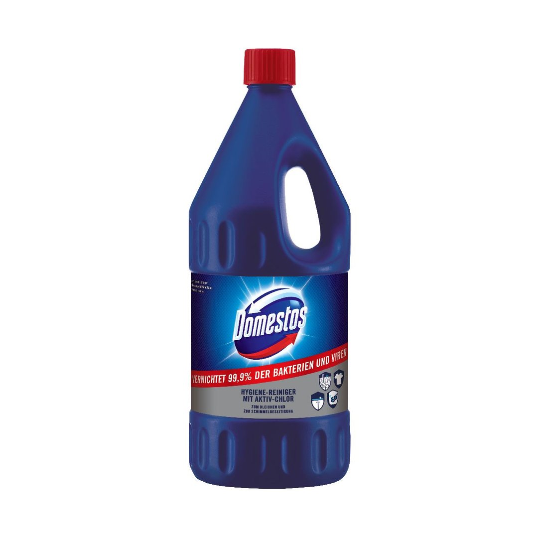 Domestos Hygiene-Reiniger mit Chlor - 2 l Flasche