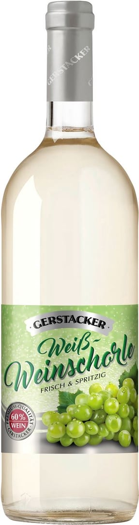 Gerstacker Weinschorle - 1 l Flasche