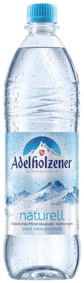 Adelholzener - Mineralwasser Naturell 1 L PET - 12 x 1 l Flaschen