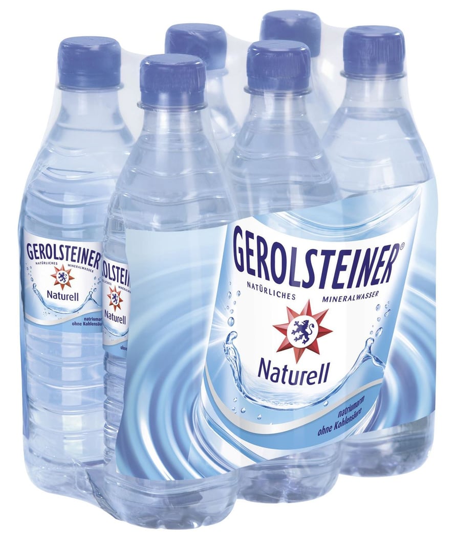 Gerolsteiner - Mineralwasser Naturell 24 x 0,5 l Flaschen