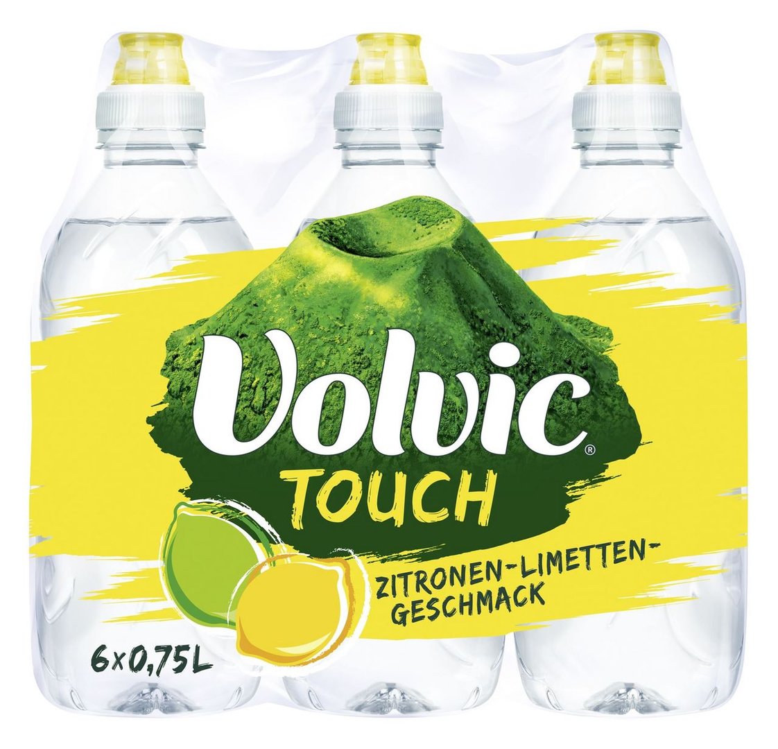 Volvic - Touch Zitrone Limette 6 x 0,75 l Flaschen