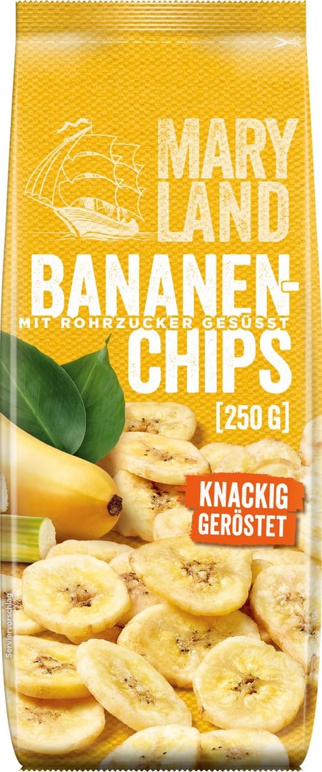 Maryland - Bananen Chips Philippinen - 6 x 250 g Karton