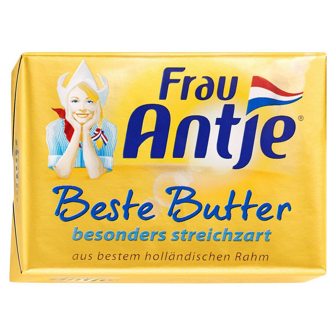 Frau Antje - Beste Butter mildgesäuert 82 % Fett - 250 g Packung