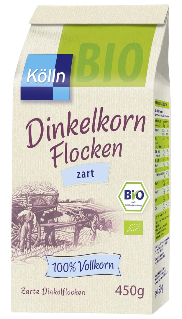 Kölln - BIO Dinkelflocken - 450 g Beutel