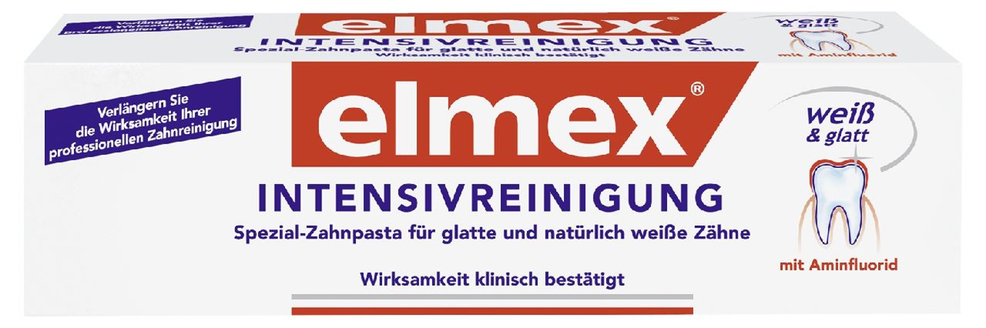 Elmex Intensivreinigung Zahnpasta - 50 ml Karton