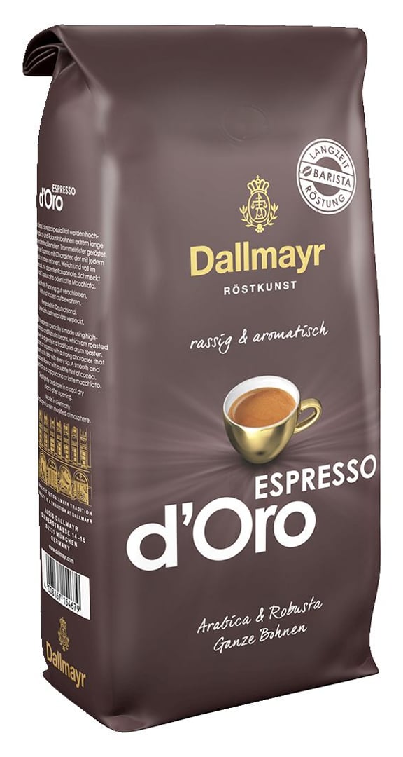 Dallmayr Espresso d’Oro ganze Bohnen 1 kg Beutel