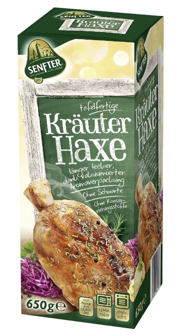 Senfter - Kräuterhaxe - 1 x 650 g Faltschachtel